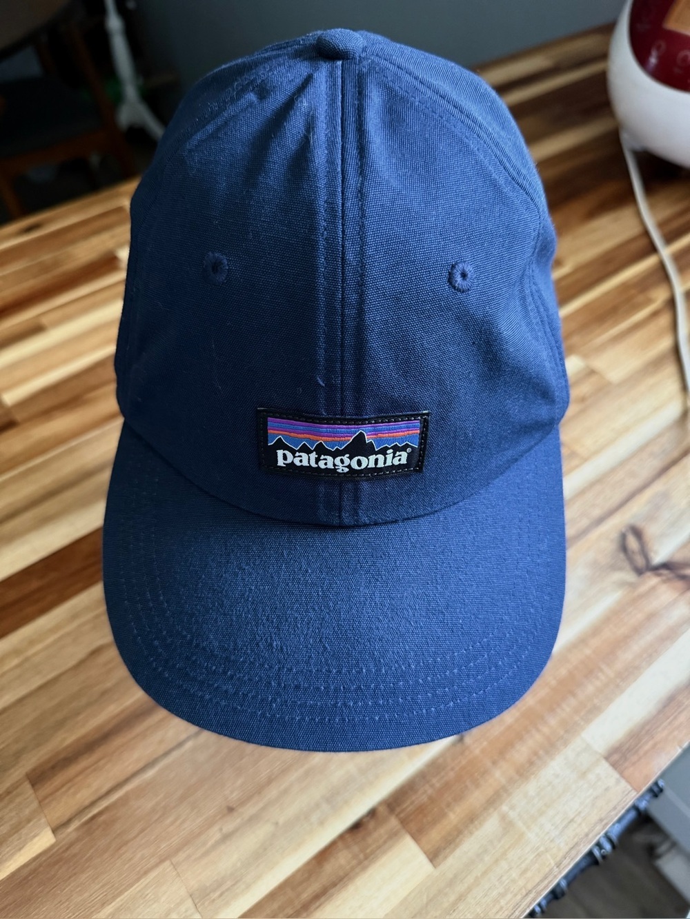Patagonia Navy Blue Embroidered Logo Cap One Size